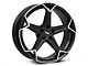 Niche Arrow Gloss Black with Brushed Face Wheel; 20x9 (11-23 RWD Charger)