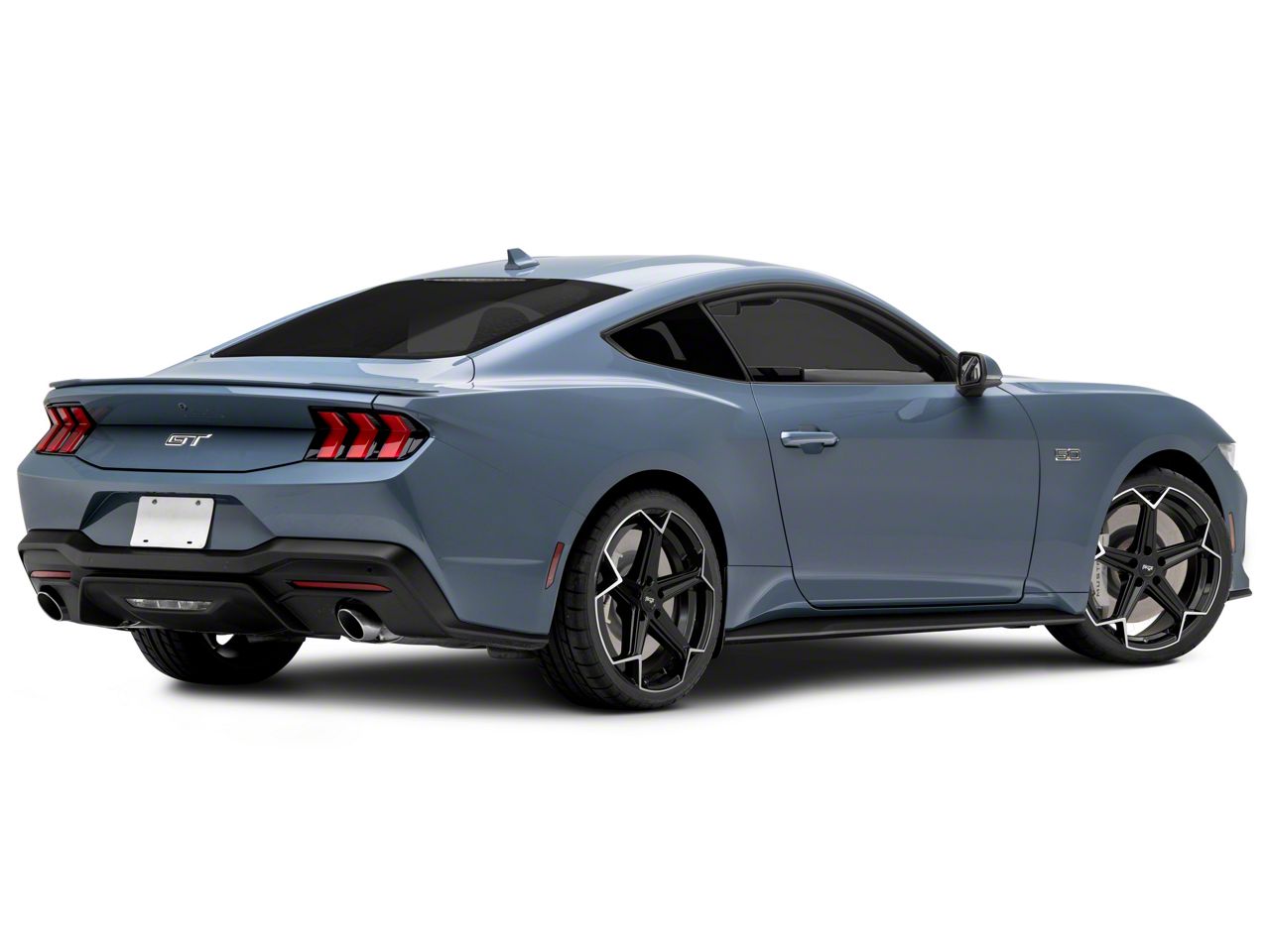 Niche Mustang Arrow Gloss Black with Brushed Face Wheel