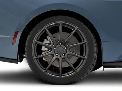 Niche Essen Matte Black Wheel; Rear Only; 19x10; 40mm Offset (24-25 Mustang)