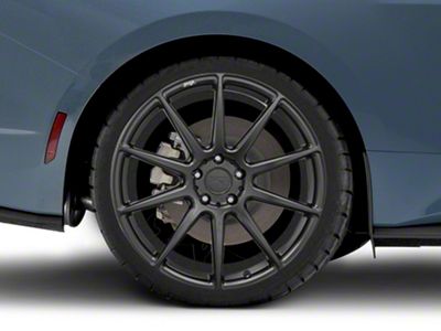 Niche Essen Matte Black Wheel; Rear Only; 20x10; 40mm Offset (24-25 Mustang)