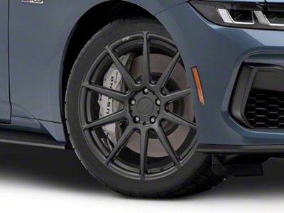 Niche Essen Matte Black Wheel; 20x9; 35mm Offset (24-25 Mustang)