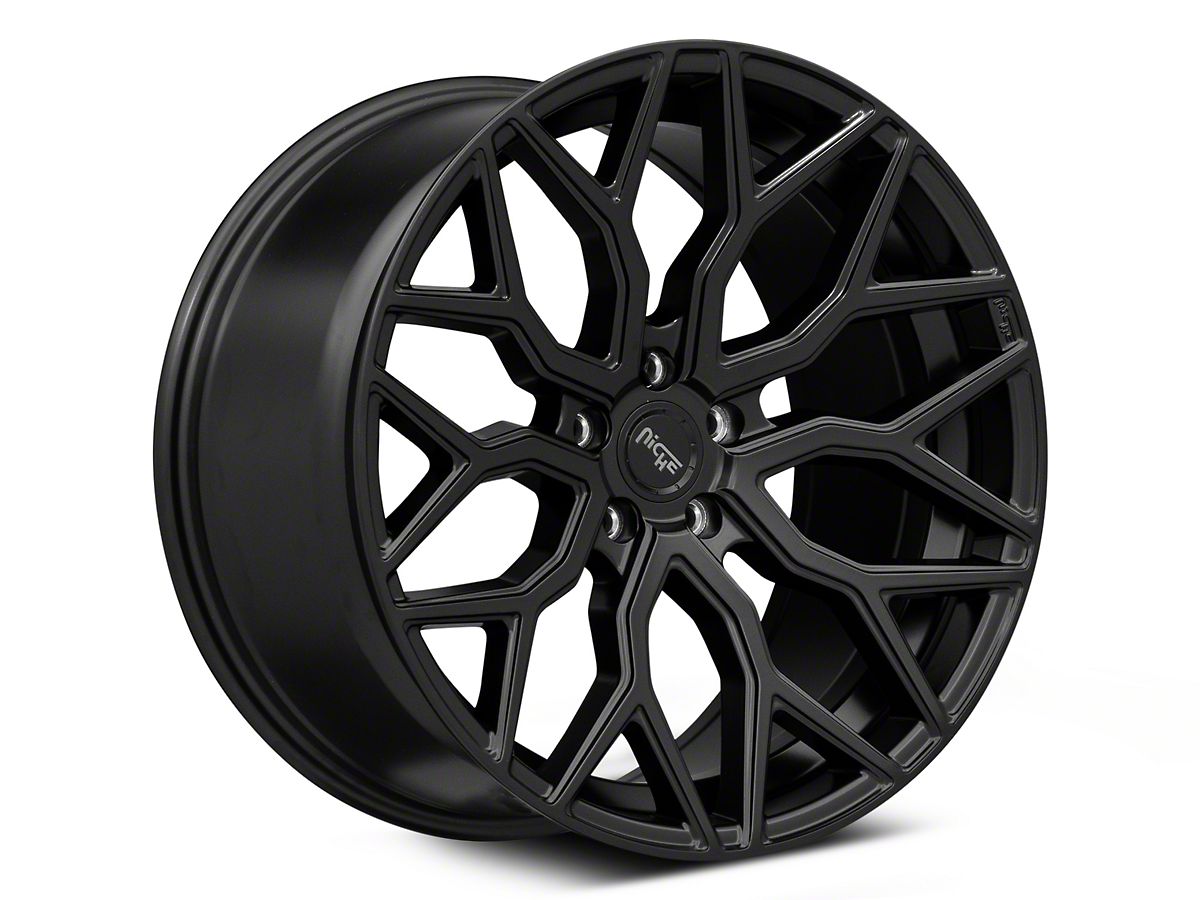 Niche Mustang Mazzanti Matte Black Wheel; 19x8.5 M261198565+35 