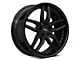 Niche Methos Gloss Black with Matte Black Lip Wheel; 20x9 (2024 Mustang)