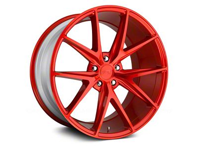 Niche Misano Candy Red Wheel; 20x9; 35mm Offset (24-25 Mustang)