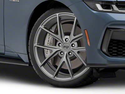 Niche Misano Matte Gunmetal Wheel; 20x10; 40mm Offset (24-25 Mustang)