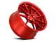 Niche Sector Candy Red Wheel; 20x9 (2024 Mustang)