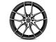Niche Targa Black Machined with Dark Tint Wheel; Rear Only; 20x10 (2024 Mustang)