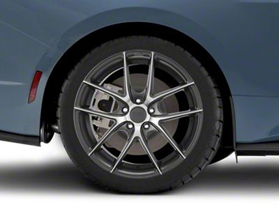 Niche Targa Matte Black Wheel; Rear Only; 19x9.5; 35mm Offset (24-25 Mustang)