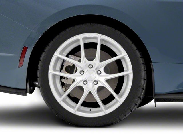 Niche Targa Matte Silver Wheel; Rear Only; 19x9.5 (2024 Mustang)