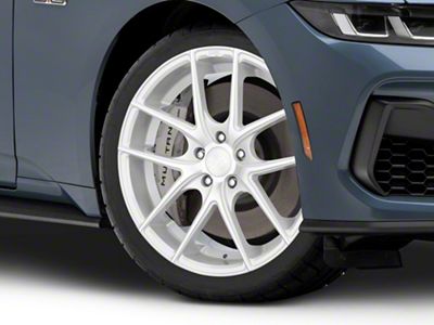 Niche Targa Matte Silver Wheel; 20x8.5; 35mm Offset (24-25 Mustang)