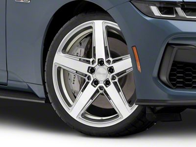 Niche Teramo Anthracite Brushed Face Tint Clear Wheel; 20x9; 42mm Offset (24-25 Mustang)