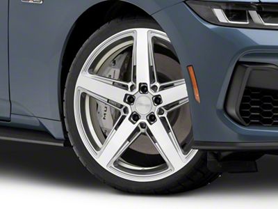 Niche Teramo Anthracite Brushed Face Tint Clear Wheel; 20x9.5; 35mm Offset (24-25 Mustang)
