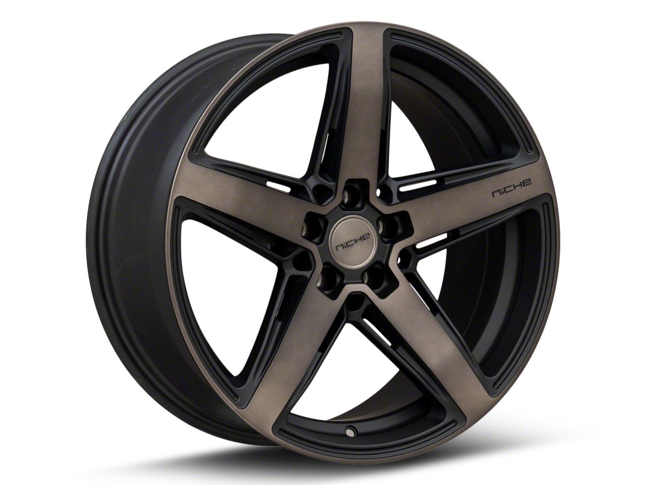 Niche Mustang Teramo Matte Black with Double Dark Tint Face