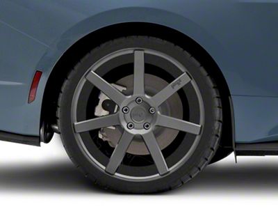 Niche Verona Anthracite Wheel; Rear Only; 20x10; 40mm Offset (24-25 Mustang)