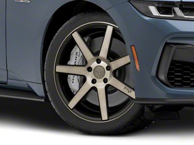 Niche Verona Matte Black Machined Wheel; 19x8.5 (2024 Mustang)