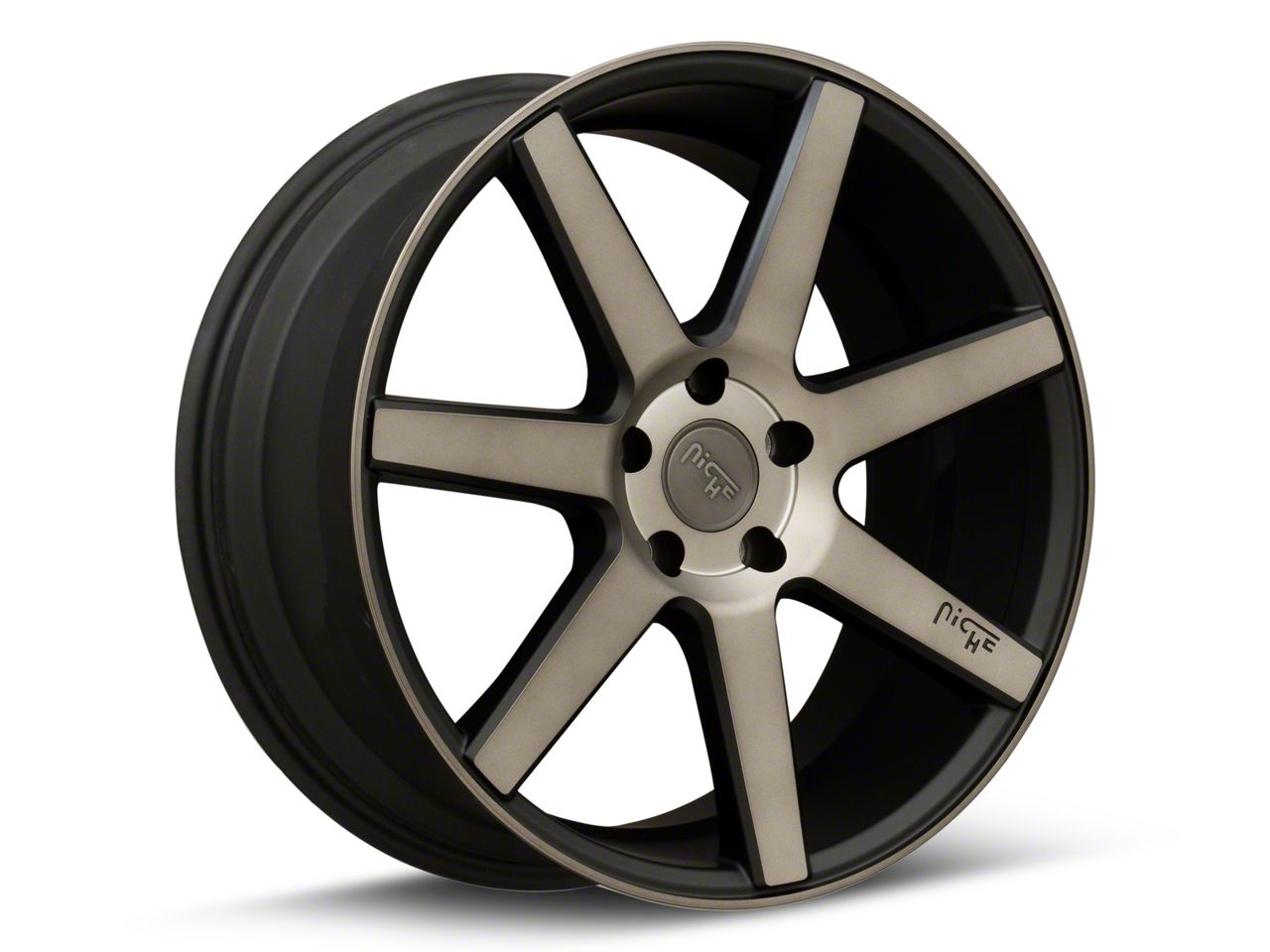おすすめ Verona Mustang Niche Matte 19x8.5 Wheel; Machined Black 靴