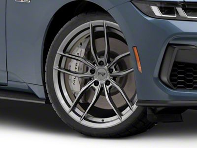 Niche Vosso Matte Anthracite Wheel; 20x9; 35mm Offset (24-25 Mustang)