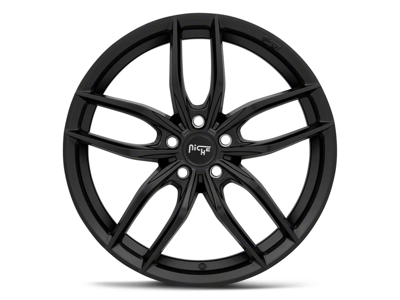 Niche Mustang Vosso Matte Black Wheel; 18x8; 40mm Offset