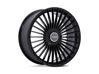 Niche Serene Gloss Black Wheel; 22x9; 38mm Offset (94-98 Mustang)
