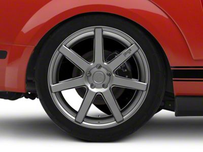 Niche Verona Anthracite Wheel; Rear Only; 20x10; 40mm Offset (05-09 Mustang)