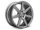 Niche Verona Anthracite Wheel; Rear Only; 20x10 (15-23 Mustang GT, EcoBoost, V6)