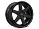 Niche Altair Gloss Black with Matte Black Lip Wheel; 18x8.5 (16-24 Camaro LS, LT, LT1)