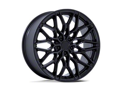 Niche Calabria 5 Matte Black Wheel; 22x9; 27mm Offset (16-24 Camaro, Excluding SS w/ 6-Piston Front Calipers & ZL1)