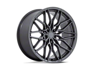 Niche Calabria 5 Matte Gunmetal Wheel; 22x9; 27mm Offset (16-24 Camaro, Excluding SS w/ 6-Piston Front Calipers & ZL1)