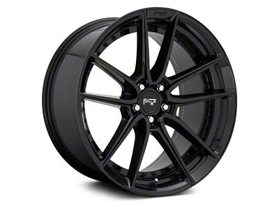 Niche DFS Gloss Black Wheel; 18x8; 40mm Offset (16-24 Camaro, Excluding ZL1)