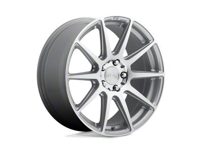 Niche Essen Gloss Silver Machined Wheel; 21x9; 35mm Offset (16-24 Camaro, Excluding SS w/ 6-Piston Front Calipers & ZL1)