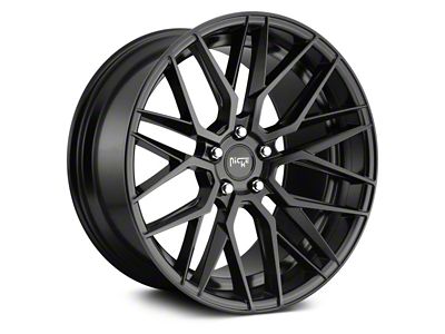 Niche Gamma Matte Black Wheel; 18x8; 40mm Offset (16-24 Camaro, Excluding ZL1)