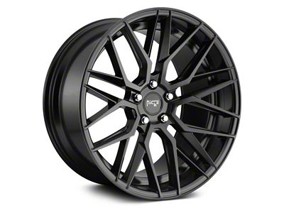 Niche Gamma Matte Black Wheel; Rear Only; 20x10.5 (16-24 Camaro)