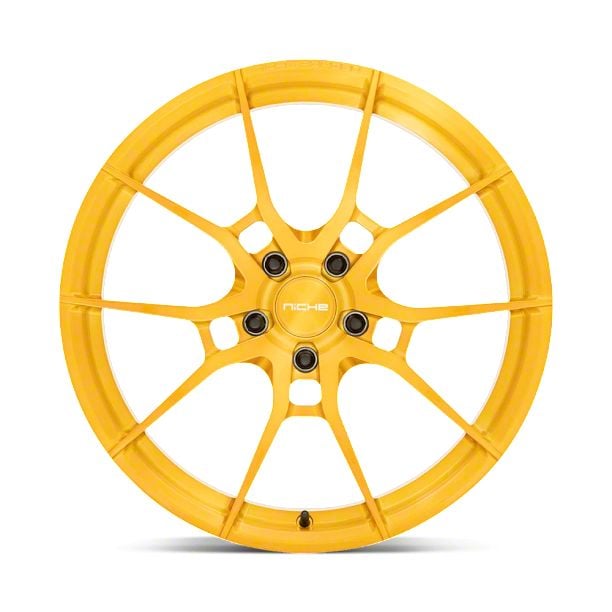 デパート 送料無料 Candy Brushed Kanan Camaro Niche Gold 23mm 20x9.5; Wheel; カーテン