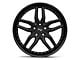 Niche Methos Gloss Black with Matte Black Lip Wheel; 20x9 (16-24 Camaro)