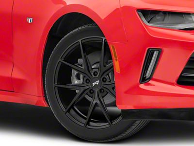 Niche Misano Gloss Black Wheel; 20x9; 35mm Offset (16-24 Camaro)