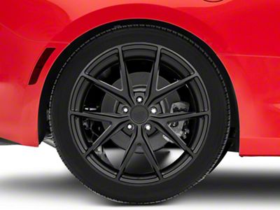 Niche Misano Gloss Black Wheel; Rear Only; 20x10; 40mm Offset (16-24 Camaro)