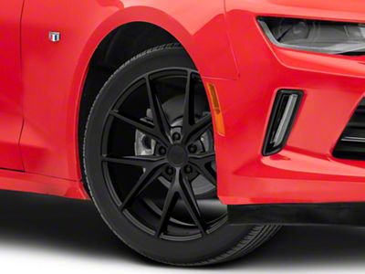 Niche Misano Matte Black Wheel; 20x9; 35mm Offset (16-24 Camaro)