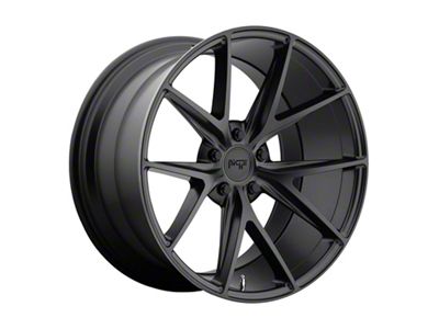 Niche Misano Matte Black Wheel; Rear Only; 20x10 (16-24 Camaro)