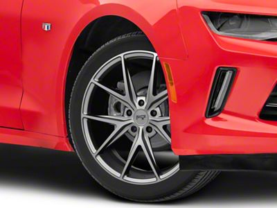 Niche Misano Matte Gunmetal Wheel; 20x9; 35mm Offset (16-24 Camaro)