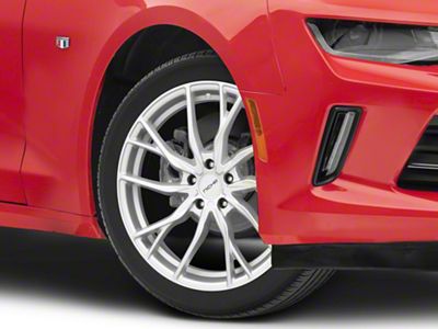 Niche Novara Silver Wheel; 20x9; 35mm Offset (16-24 Camaro)