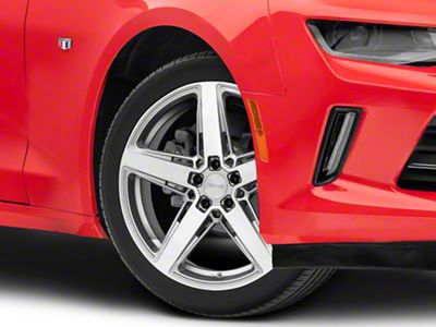 Niche Teramo Anthracite Brushed Face Tint Clear Wheel; 20x9.5; 22mm Offset (16-24 Camaro)