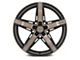Niche Teramo Matte Black with Double Dark Tint Face Wheel; Rear Only; 20x10.5 (16-24 Camaro)