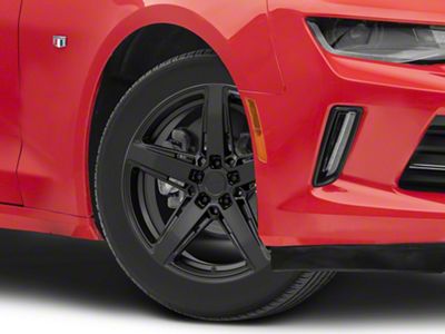 Niche Teramo Matte Black Wheel; 18x8; 40mm Offset (16-24 Camaro, Excluding ZL1)