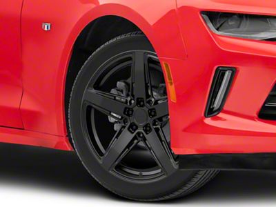 Niche Teramo Matte Black Wheel; 20x9.5; 22mm Offset (16-24 Camaro)