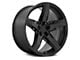 Niche Teramo Matte Black Wheel; Rear Only; 20x10.5 (16-24 Camaro)