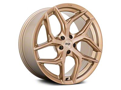 Niche Torsion Platinum Bronze Wheel; Rear Only; 20x10.5; 35mm Offset (16-24 Camaro, Excluding ZL1)