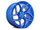 Niche Torsioni Anodized Blue Milled Wheel; 20x9 (16-24 Camaro)