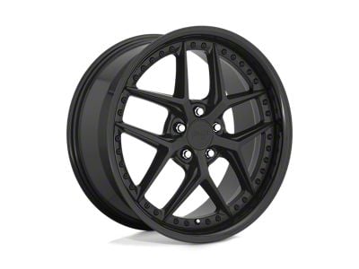 Niche Vice Gloss Black Matte Black Wheel; 19x9.5; 35mm Offset (16-24 Camaro, Excluding SS w/ 6-Piston Front Calipers & ZL1)