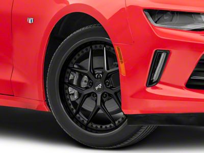 Niche Vice Gloss Black with Matte Black Wheel; 20x10.5; 35mm Offset (16-24 Camaro)
