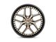 Niche Vice Matte Bronze with Black Bead Ring Wheel; 20x10.5 (16-24 Camaro)
